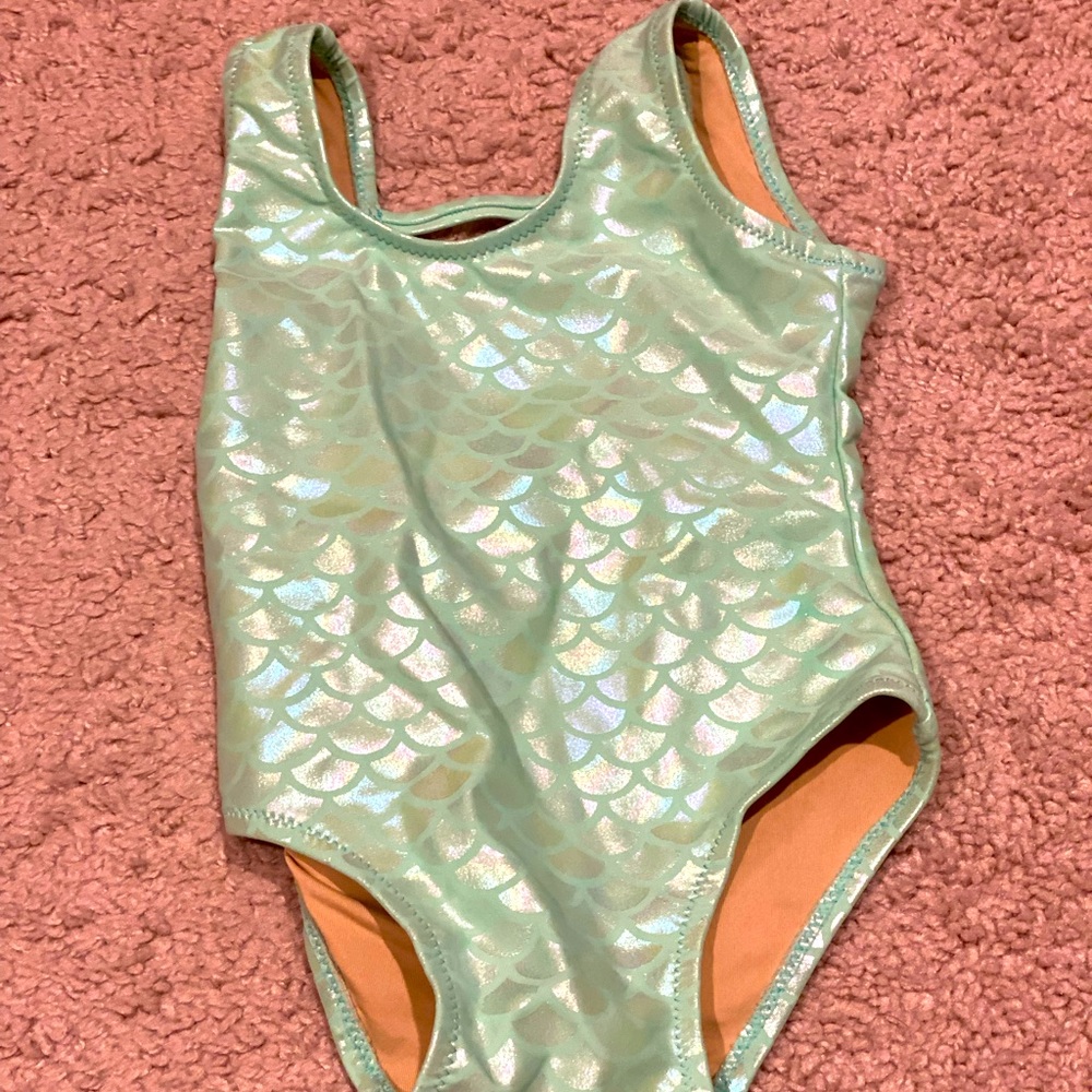 Metallic Mermaid Bathing Suit